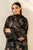 3 Piece - Unstitched Khaddar Stuff All Over Digital Printed Suit With Digital Printed Khaddar Shawl With Embroidered Patches.