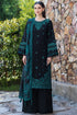 3 Piece - Unstitched Dhanak Stuff Full Embroidered Suit With Digital Printed Shawl