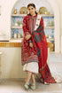 3 Piece - Unstitched Dhanak Stuff Full Embroidered Suit With Printed Wool Shawl