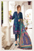 Lawn Stuff 3 Piece All Over Digital Printed Suit With Monar Silk Printed Dupatta Extra Embroidered Patches.