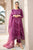 Luxury Lawn Stuff 3 Piece Full Embroidered With Organza Embroidered Dupatta Extra Embroidered Patches.