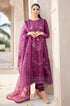 Luxury Lawn Stuff 3 Piece Full Embroidered With Organza Embroidered Dupatta Extra Embroidered Patches.