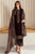 3 Piece - Unstitched Velvet Stuff Full Embroidered Suit With Organza Embroidered Dupatta With Extra Embroidered Patches.