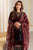3 Piece - Unstitched Velvet Stuff Full Embroidered Suit With Organza Embroidered Dupatta With Extra Embroidered Patches