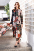 3 Piece - Unstitched Khaddar Stuff All Over Digital Printed Suit With Digital Printed Khaddar Shawl With Embroidered Patches.