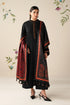 3 Piece - Unstitched Dhanak Stuff Full Embroidered Suit With Digital Printed Wool Shawl With Extra Patches