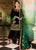 3 Piece - Unstitched Velvet Stuff Full Embroidered Suit With Four-Sided Organza Embroidered Dupatta.