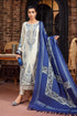 3 Piece - Unstitched Dhanak Stuff Full Embroidered Suit With Printed Wool Shawl.