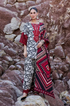 3 Piece - Unstitched Khaddar Stuff All Over Digital Printed Suit With Digital Printed Khaddar Shawl With Extra Embroidered Patches.