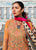 3 Piece - Unstitched Dhanak Stuff Full Embroidered Suit With Digital Printed Wool Shawl