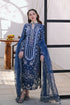 Luxury Lawn Stuff 3 Piece Full Chicken Kari Embroidered Suit With Extra Embroidered Patches.