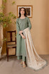 3 Piece - Unstitched Dhanak Stuff Full Embroidered Suit With Full Embroidered Shawl