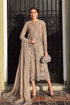 Luxury Lawn Stuff 3 Piece Full Embroidered Suit With Organza Embroidered Dupatta.