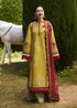 3 Piece - Unstitched Dhanak Stuff Full Embroidered Suit With Printed Wool Shawl