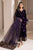 3 Piece - Unstitched Velvet Stuff Full Embroidered Suit With Organza Embroidered Dupatta With Extra Embroidered Patches.