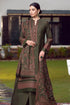 3 Piece - Unstitched Dhanak Stuff Full Embroidered Suit With Heavy Embroidered Shawl With Extra Ptaches.
