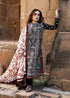 3 Piece - Unstitched Dhanak Stuff Full Embroidered Suit With Digital Printed Wool Shawl.