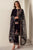 3 Piece - Unstitched Velvet Stuff Full Embroidered Suit With Four-Sided Organza Embroidered Dupatta.
