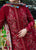 3 Piece - Unstitched Dhanak Stuff Full Embroidered Suit With Printed Wool Shawl With Extra Patches