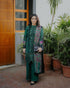 Luxury Lawn Stuff 3 Piece Full Embroidered Suit With Digital Printed Lawn Dupatta.