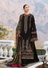 3 Piece - Unstitched Dhanak Stuff Full Embroidered Suit With Printed Wool Shawl With Extra Patches