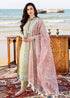 Luxury Lawn Stuff 3 Piece Full Chikenkari Embroidered With Extra Embroidered Patches.