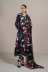 Lawn Stuff 3 Piece Digital Printed With Crinkle Chiffon Dupatta With Extra Embroidered Patches.