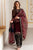 3 Piece - Unstitched Velvet Stuff Full Embroidered Suit With Organza Embroidered Dupatta With Extra Embroidered Patches