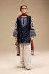 3 Piece - Unstitched Dhanak Stuff Full Embroidered Suit With Printed Wool Shawl