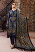 3 Piece - Unstitched Dhanak Stuff Full Embroidered Suit With Digital Printed Wool Shawl.
