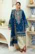 3 Piece - Unstitched Dhanak Stuff Full Embroidered Suit With Printed Wool Shawl