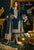 3 Piece - Unstitched Velvet Stuff Full Embroidered Suit With Organza Embroidered Dupatta With Extra Embroidered Patches.