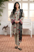 3 Piece - Unstitched Khaddar Stuff All Over Digital Printed Suit With Digital Printed Khaddar Shawl.