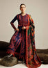 3 Piece - Unstitched Dhanak Stuff Full Embroidered Suit With Digital Printed Wool Shawl