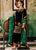3 Piece - Unstitched Velvet Stuff Full Embroidered Suit With Four-Sided Organza Embroidered Dupatta.