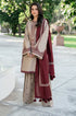 3 Piece - Unstitched Dhanak Stuff Full Embroidered Suit With Dhanak Embroiderd Shawl
