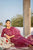 Luxury Lawn Stuff 3 Piece Full Embroidered With Organza Embroidered Dupatta Extra Embroidered Patches.