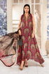 Lawn Stuff 3 Piece Digital Printed With Chiffon Printed Dupatta.