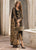 3 Piece - Unstitched Linen Stuff Full Embroidered Suit With Full Organza Embroidered Dupatta.