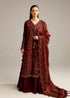 3 Piece - Unstitched Dhanak Stuff Full Embroidered Suit With Digital Printed Wool Shawl