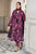 3 Piece - Unstitched Khaddar Stuff All Over Digital Printed Suit With Digital Printed Khaddar Shawl.