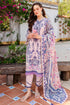 Lawn Stuff 3 Piece Digital Printed With Crinkle Chiffon Printed Dupatta.