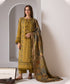 Luxury Lawn Stuff 3 Piece Full Embroidered Suit With Digital Printed Polly Lawn Dupatta.