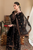 3 Piece - Unstitched Velvet Stuff Full Embroidered Suit With Full Organza Embroidered Dupatta.