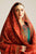 3 Piece - Unstitched Dhanak Stuff Full Embroidered Suit With Printed Wool Shawl With Extra Patches