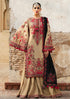 3 Piece - Unstitched Dhanak Stuff Full Embroidered Suit With Four-Sided Embroidered Dhanak Shawl