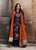 3 Piece - Unstitched Dhanak Stuff Full Embroidered Suit With Full Embroidered Dhanak Shawl.