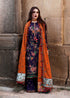 3 Piece - Unstitched Dhanak Stuff Full Embroidered Suit With Full Embroidered Dhanak Shawl.
