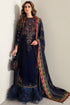3 Piece - Unstitched Velvet Stuff Full Embroidered Suit With Sequence Embroidered Chiffon Dupatta.