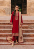 3 Piece - Unstitched Dhanak Stuff Full Embroidered Suit With Full Embroidered Shawl With Extra Patches.